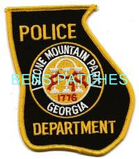 GEORGIA,STONE MOUNTAIN PARK POLICE 1 STATE SHAPED_wm